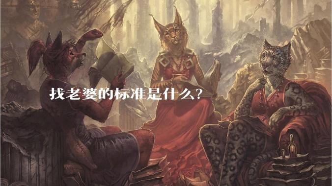 找老婆的标准是什么？